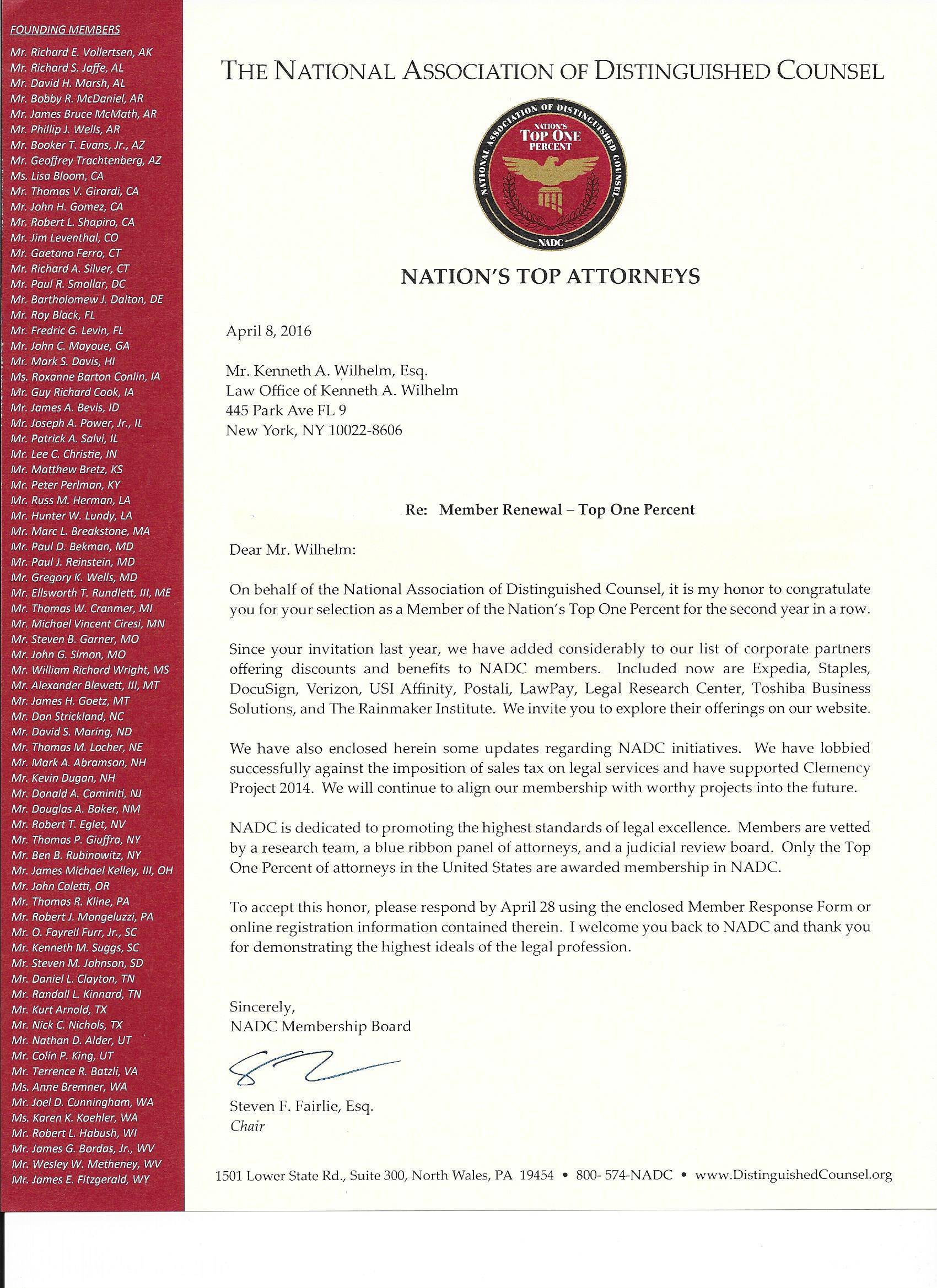 Nations Top Attorney