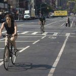NY bicycle lane