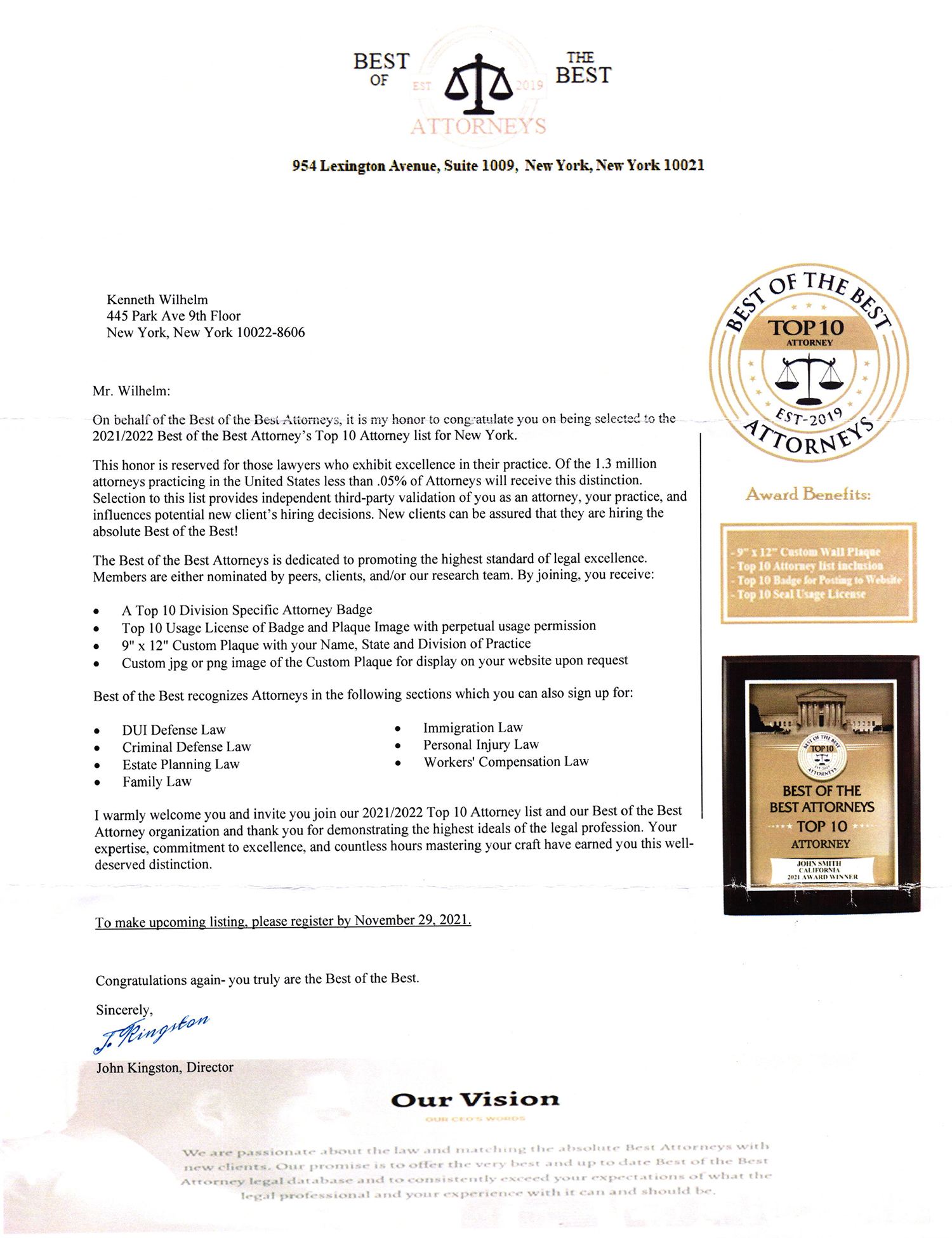 best of the best attorneys