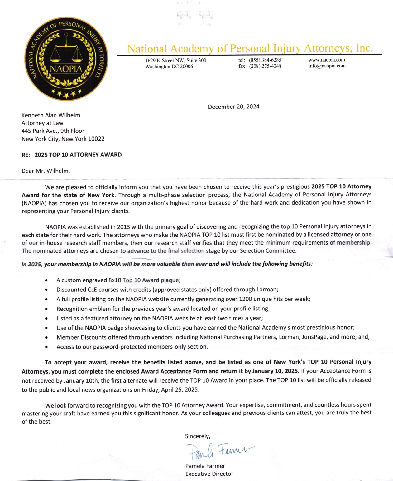 National Academy of Personal Iniury, Attorneys, Inc.