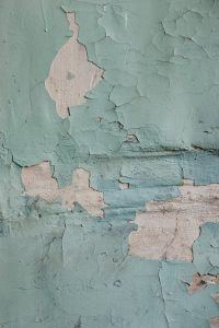 peeling paint